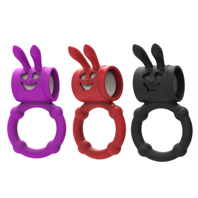 Passionate Rechargeable Vibrating Rabbit Cock Ring OEM ODM Service DF248