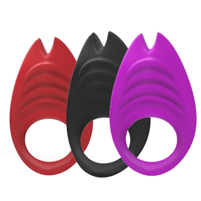 Silicone Cock Ring Vibrator Improve Sexual Performance For Male DF246