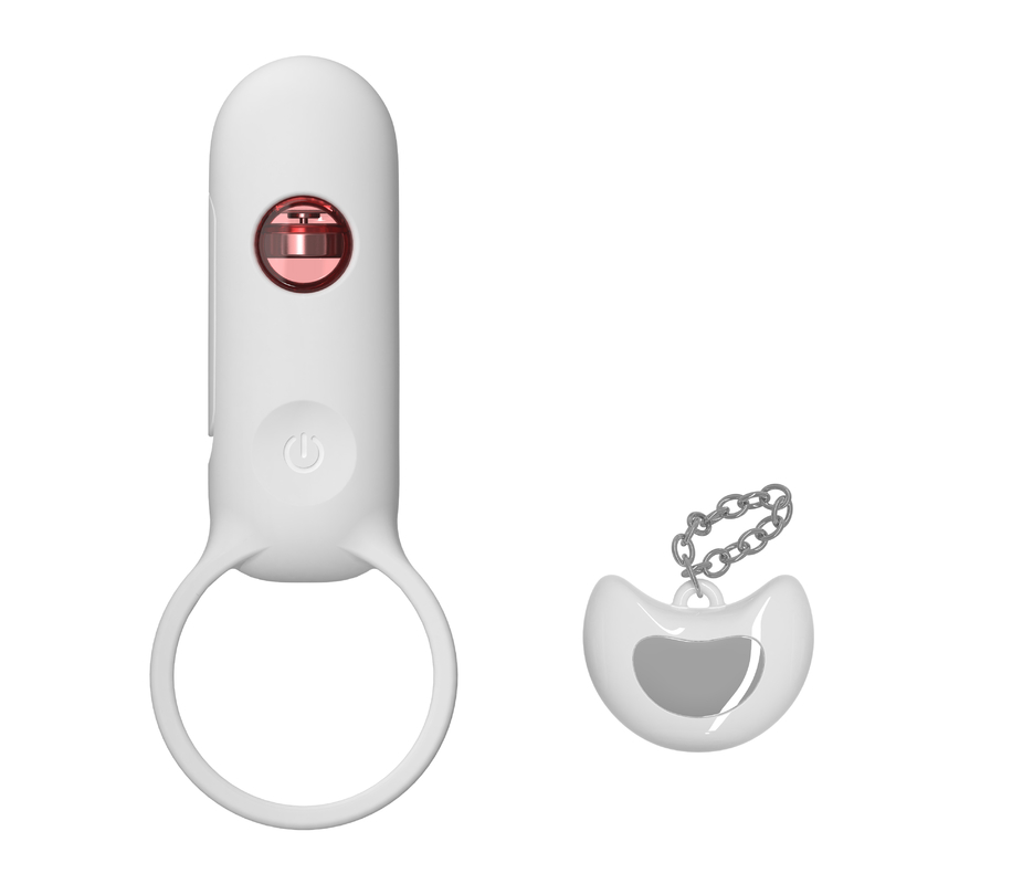 Visual Interface Vibrating Remote Control Cock Ring Smart Multi Frequency CHT304W