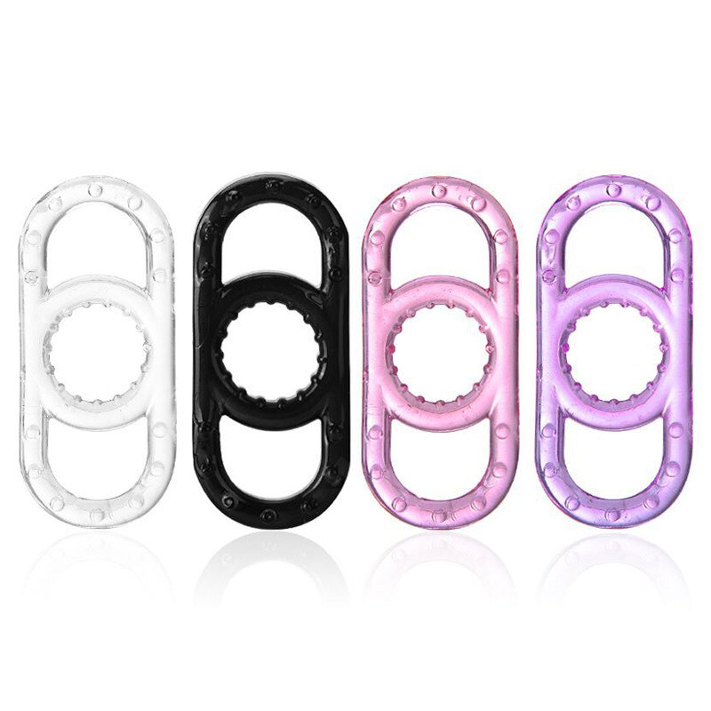 TPE Stretchy Cock And Balls Ring Lightweight Eco Friendly DF005