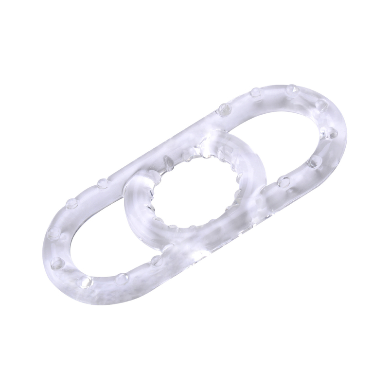 TPE Stretchy Cock And Balls Ring Lightweight Eco Friendly DF005