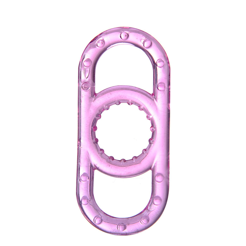 TPE Stretchy Cock And Balls Ring Lightweight Eco Friendly DF005