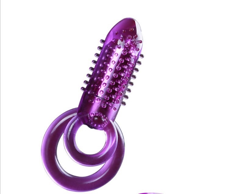 IPX5 10 Vibration Pattern Dual Vibrating Cock Ring Improve Sexual Stamina F DF224