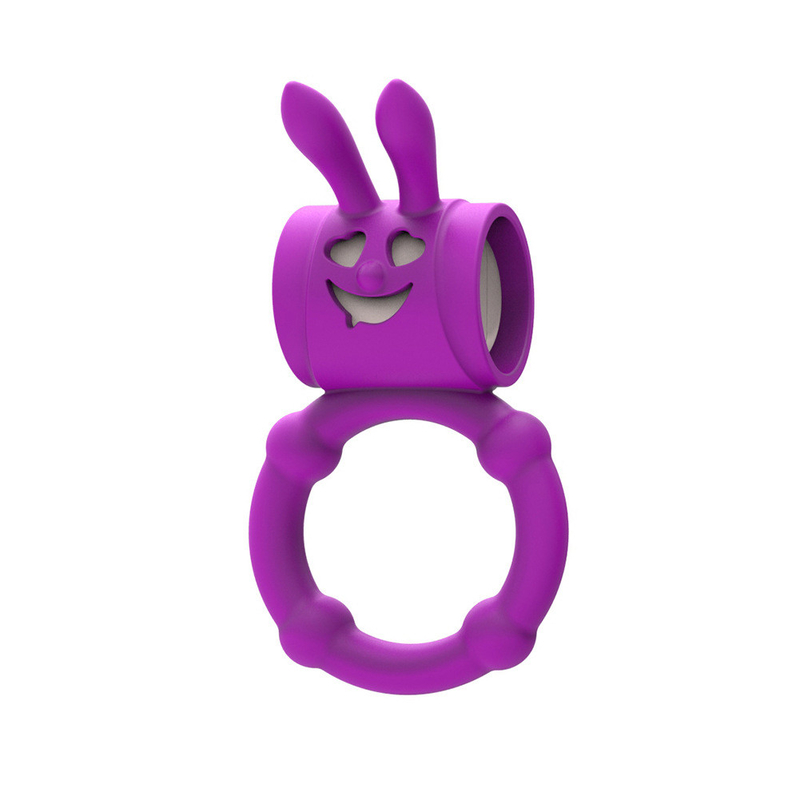 Passionate Rechargeable Vibrating Rabbit Cock Ring OEM ODM Service DF248