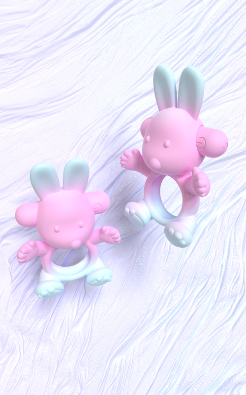 Little Rabbit Cock Ring DF981-1